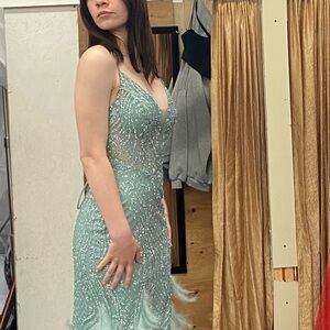 Sea Foam green dress